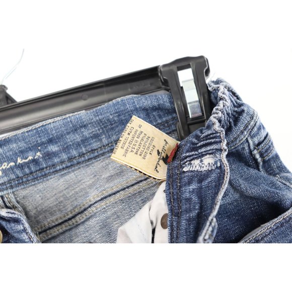 7 For All Mankind Women's Crop Jeans Blue Size 28 - Picture 7 of 8